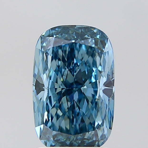 CU  CT Fancy Vivid Blue VS1 Lab Grown Diamond