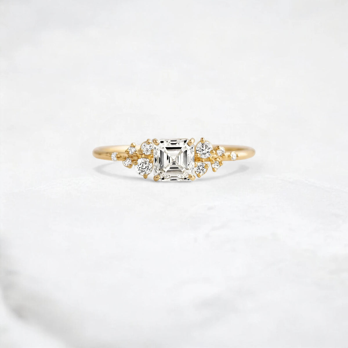 asscher-cut-cluster-mossainite-2ct-engagement-ring-1