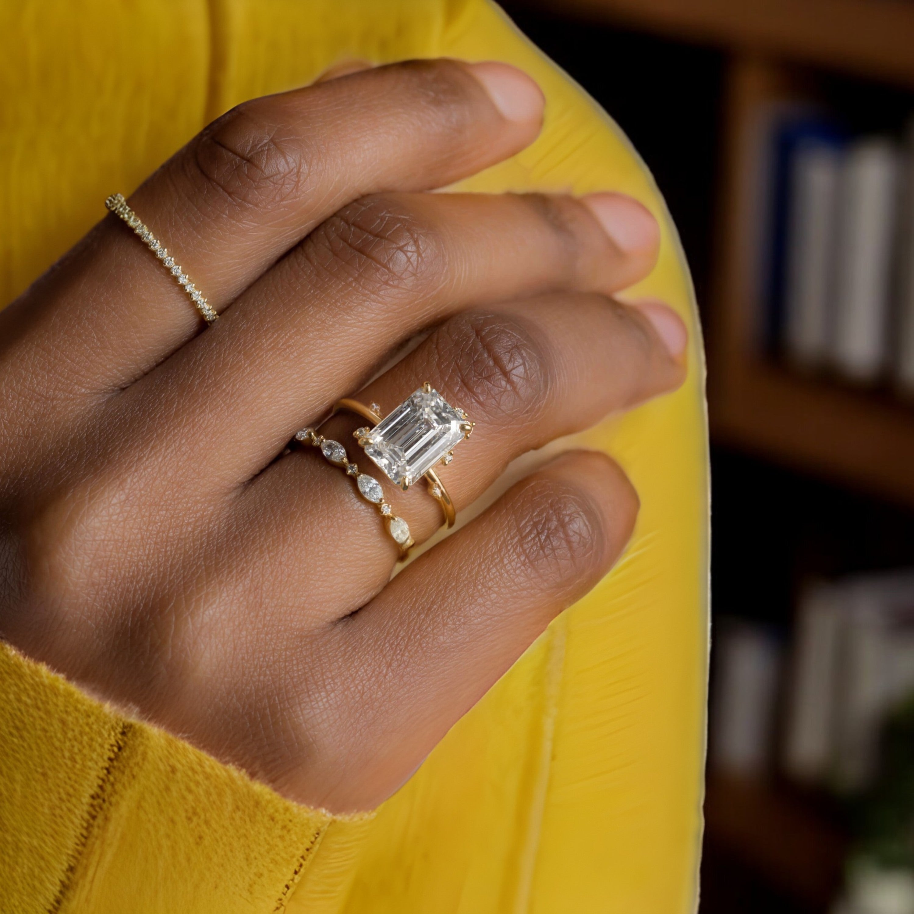 embrace-of-elegance-moissanite-engagement-cluster-spark-ring-model-gemfora-1