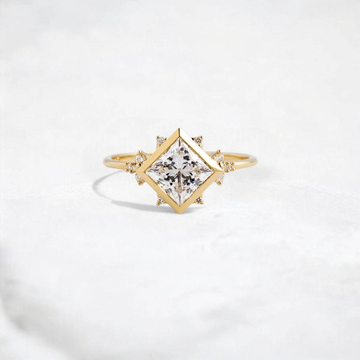 engagement-ring-of-princess-cut-2ct-cluster-bezel-band-1