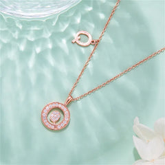 " Q " Letter Moissanite Diamond Necklace for Women