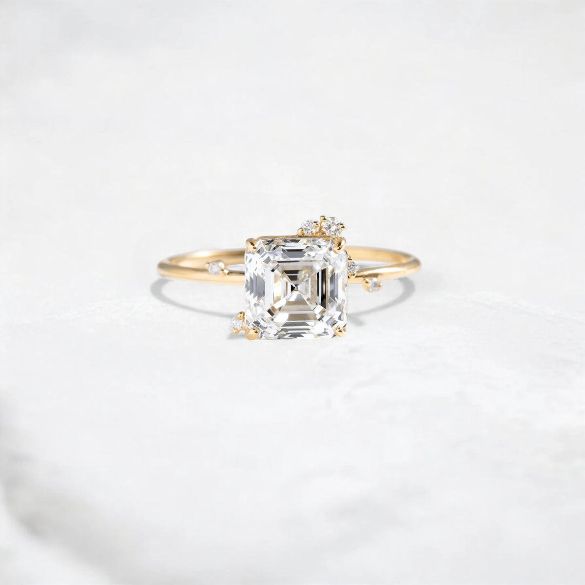 golden-aura-asscher-cut-2ct-cluster-spark-engagement-ring-1