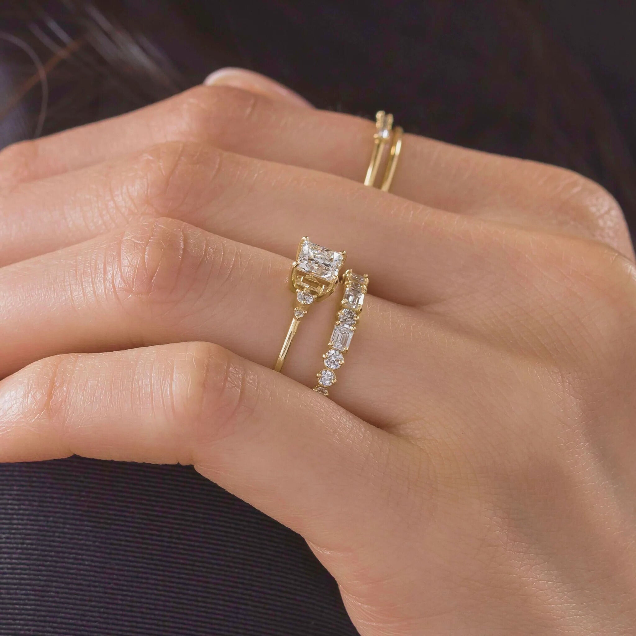 handcrafted-2.0ctw-princess-cut-moissanite-engagement-ring-with-accent-diamonds-rose-gold-gemfora-10