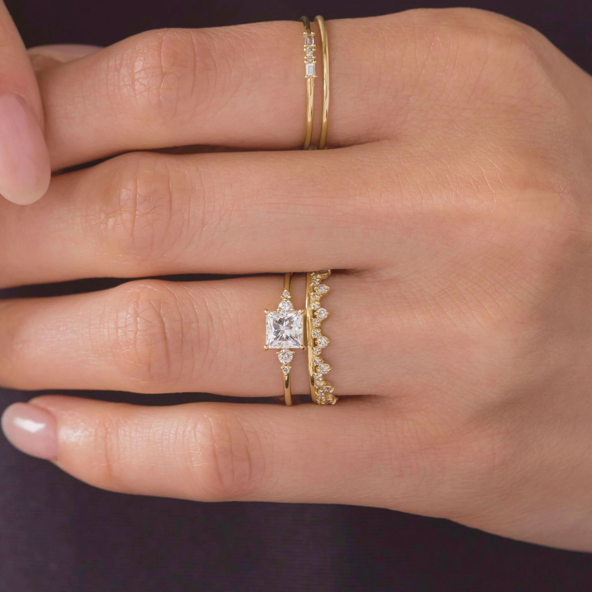 handcrafted-2.0ctw-princess-cut-moissanite-engagement-ring-with-accent-diamonds-rose-gold-gemfora-11