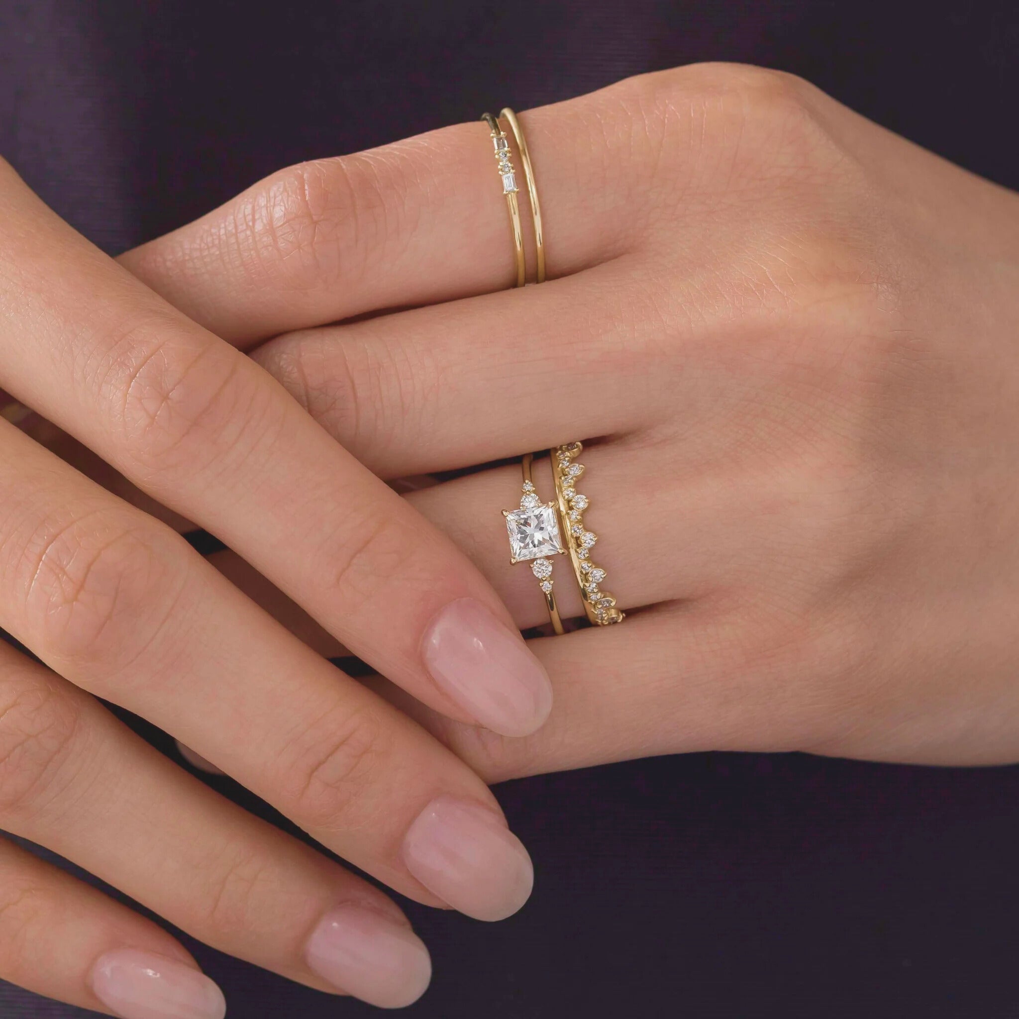 handcrafted-2.0ctw-princess-cut-moissanite-engagement-ring-with-accent-diamonds-rose-gold-gemfora-1