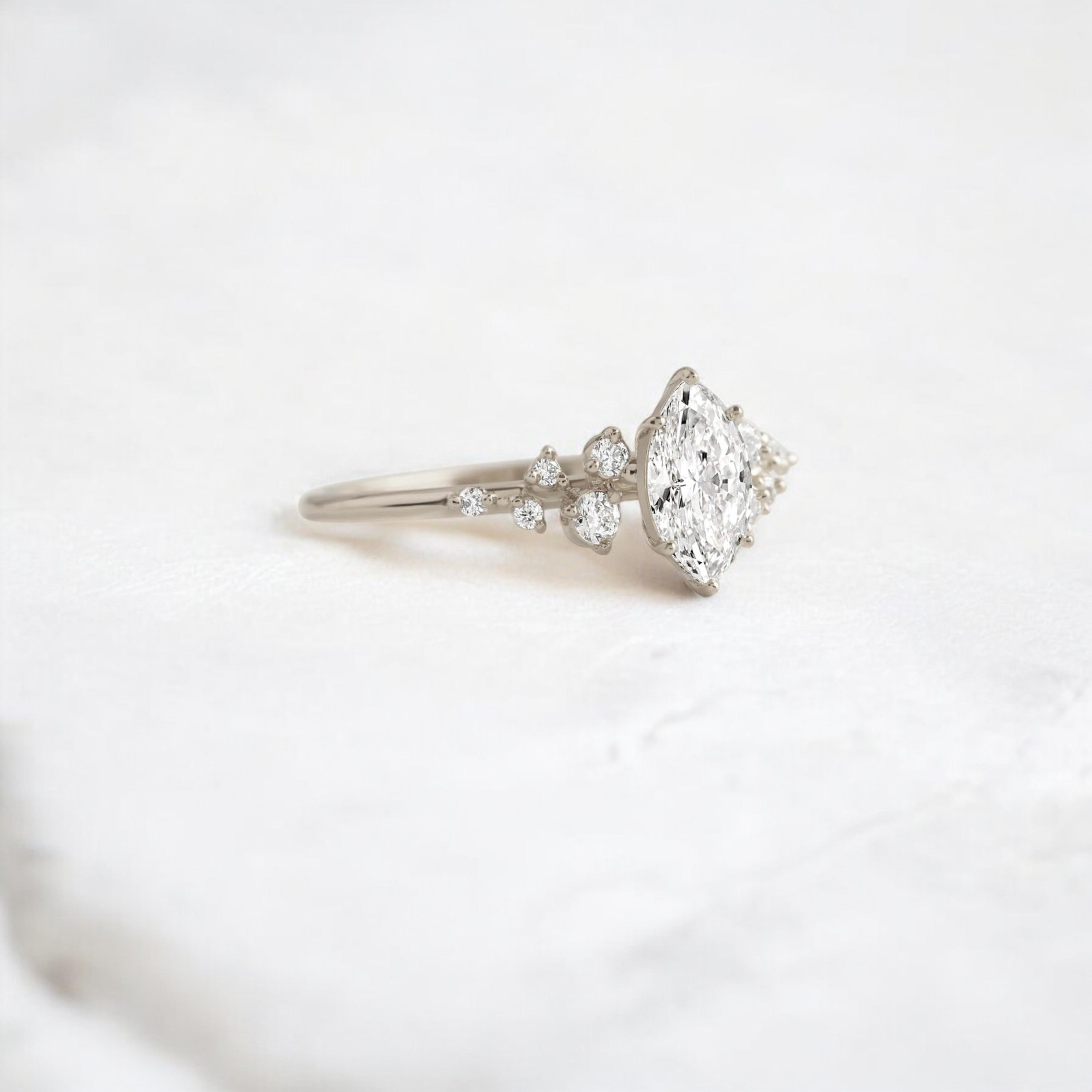 handmade-0-50-ct-marquise-cut-moissanite-cluster-engagement-white-gold-ring-gemfora