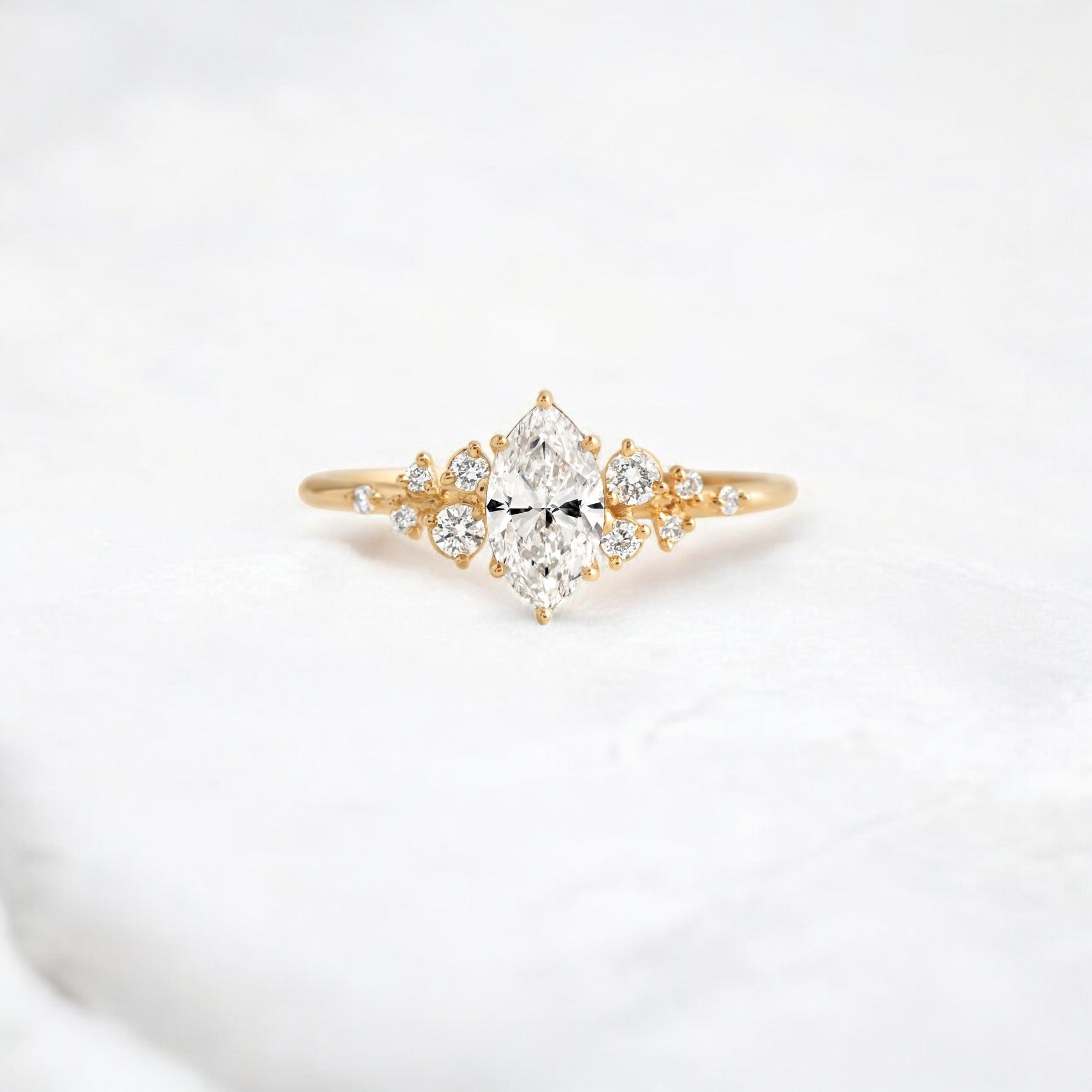 handmade-0-50-ct-marquise-cut-moissanite-cluster-engagement-yellow-gold-ring-gemfora