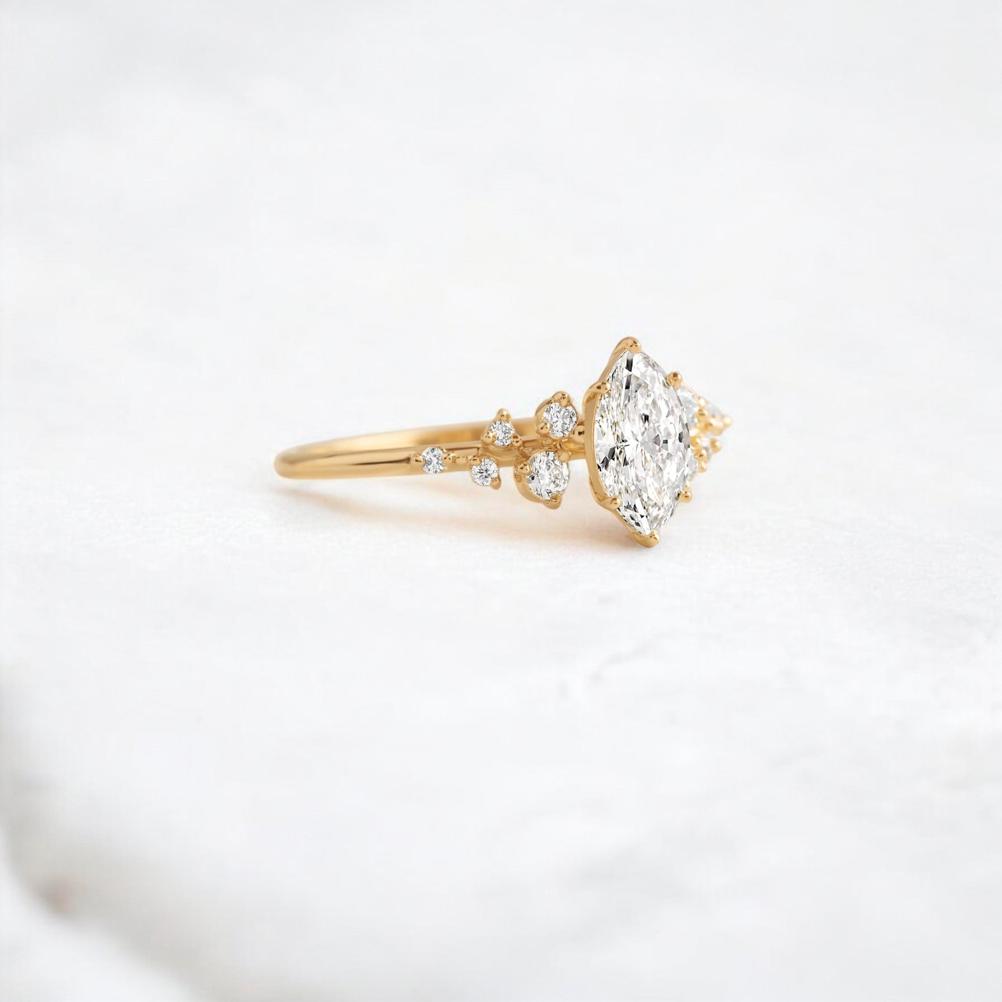 handmade-0-50-ct-marquise-cut-moissanite-cluster-engagement-yellow-gold-ring-gemfora