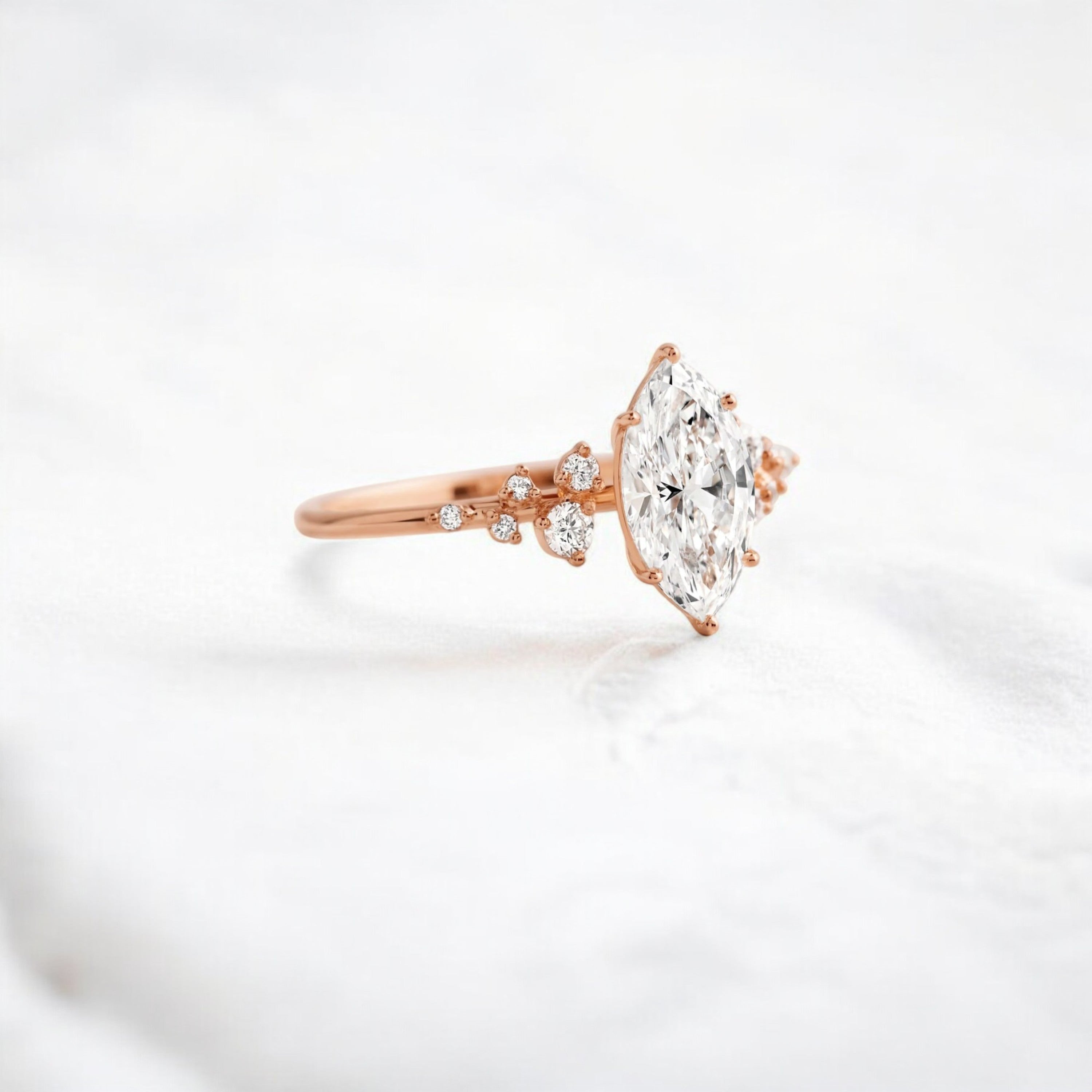 handmade-1-03-ct-marquise-cut-moissanite-cluster-engagement-rose-gold-ring-gemfora