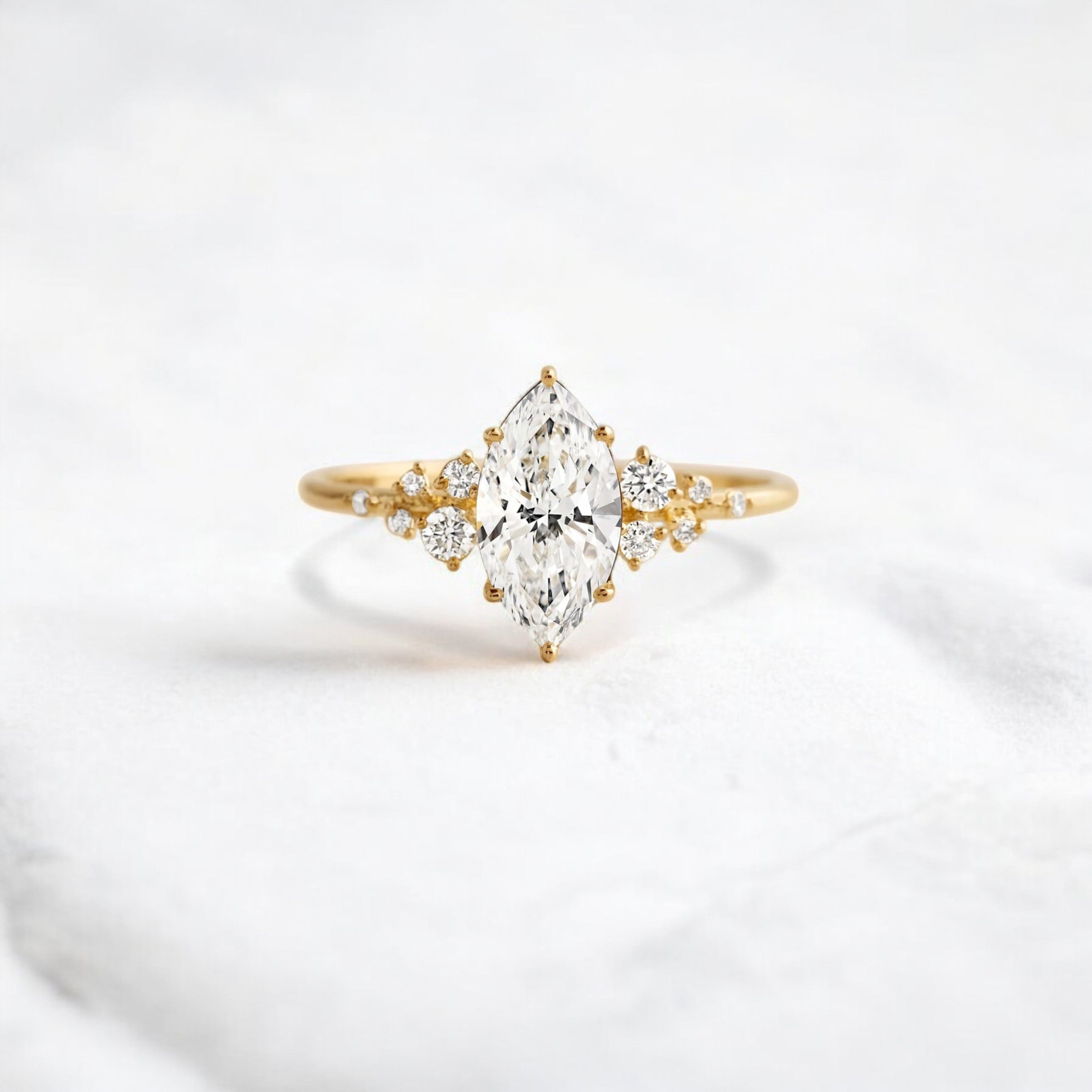 handmade-1-03-ct-marquise-cut-moissanite-cluster-engagement-yellow-gold-ring-gemfora