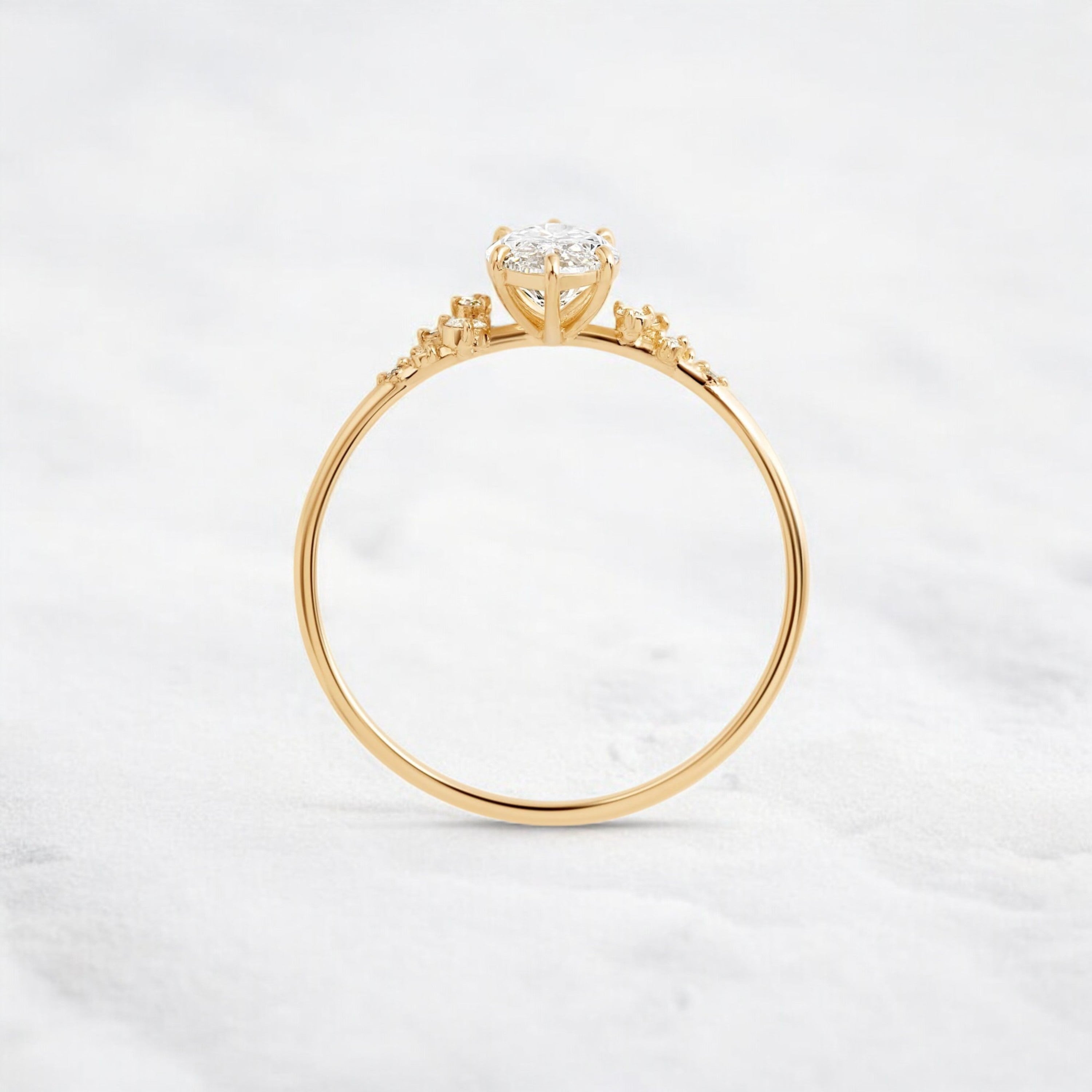 handmade-1-60-ct-marquise-Cut-moissanite-cluster-engagement-yellow-gold-ring-gemfora