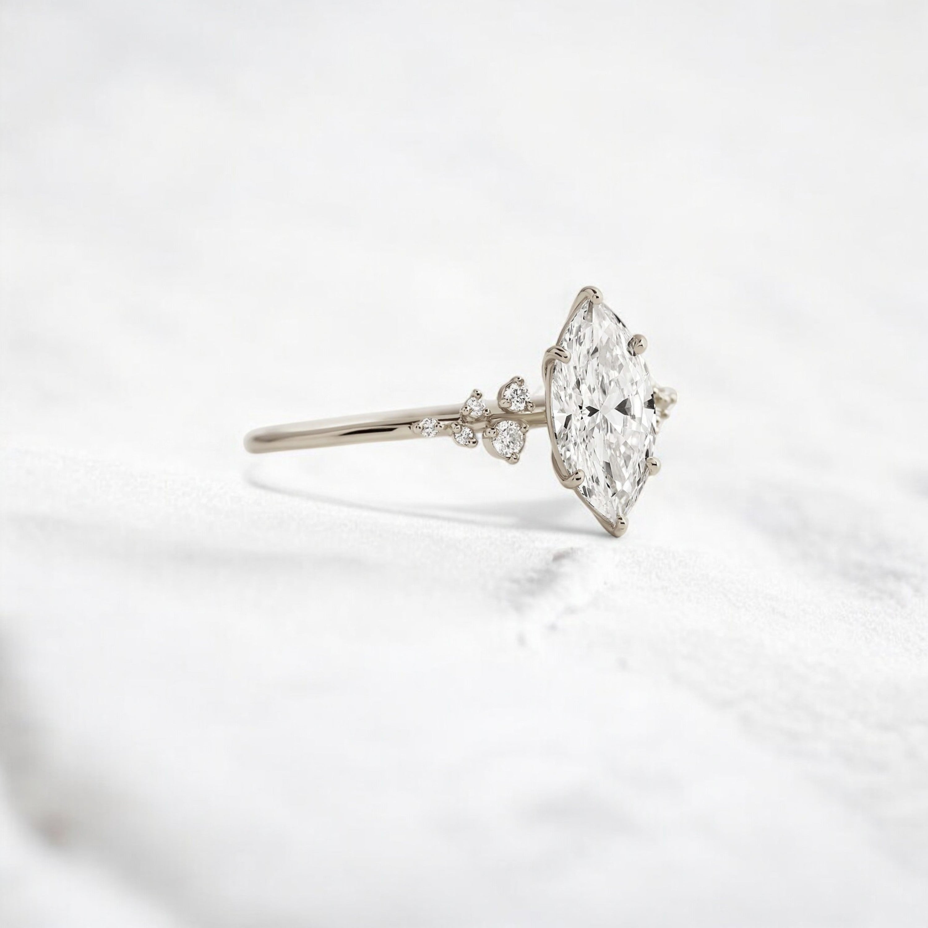 handmade-1-60-ct-marquise-cut-moissanite-cluster-engagement-platium-ring-gemfora