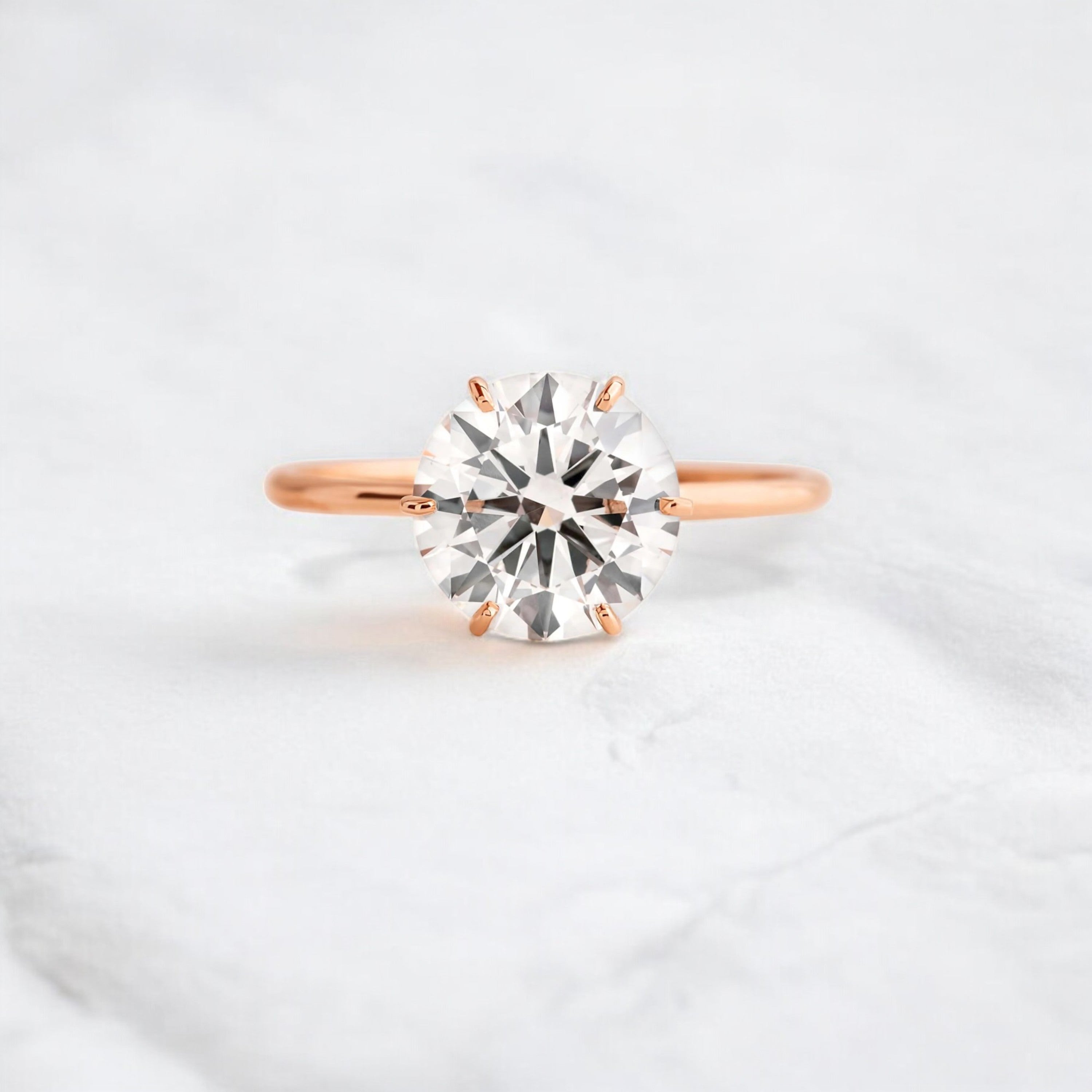handmade-2-ct-round-moissanite-gold-ring–timeless-beauty-2-ct-rose-gold-gemfora-1