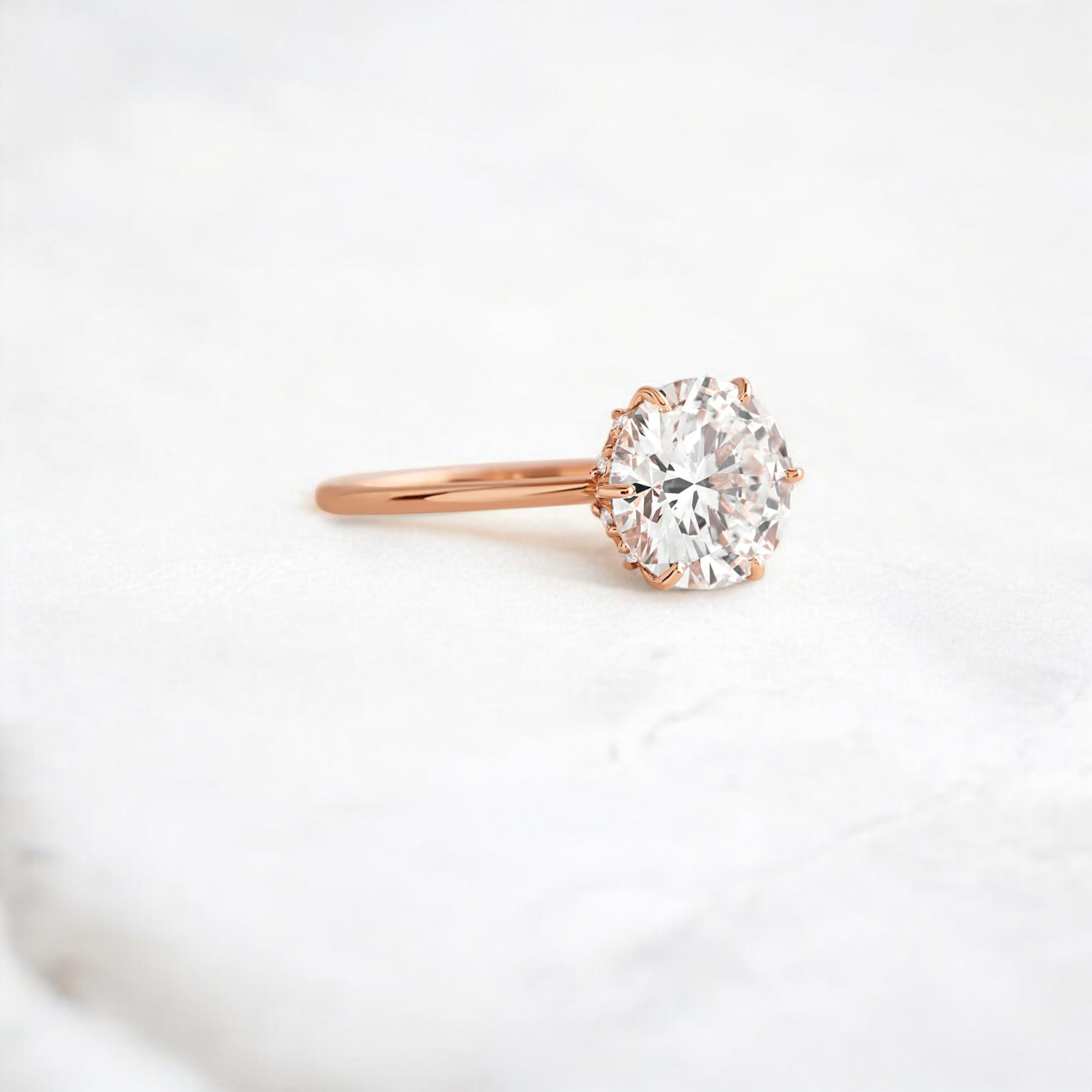 handmade-2-ct-round-moissanite-gold-ring–timeless-beauty-2-ct-rose-gold-gemfora-2
