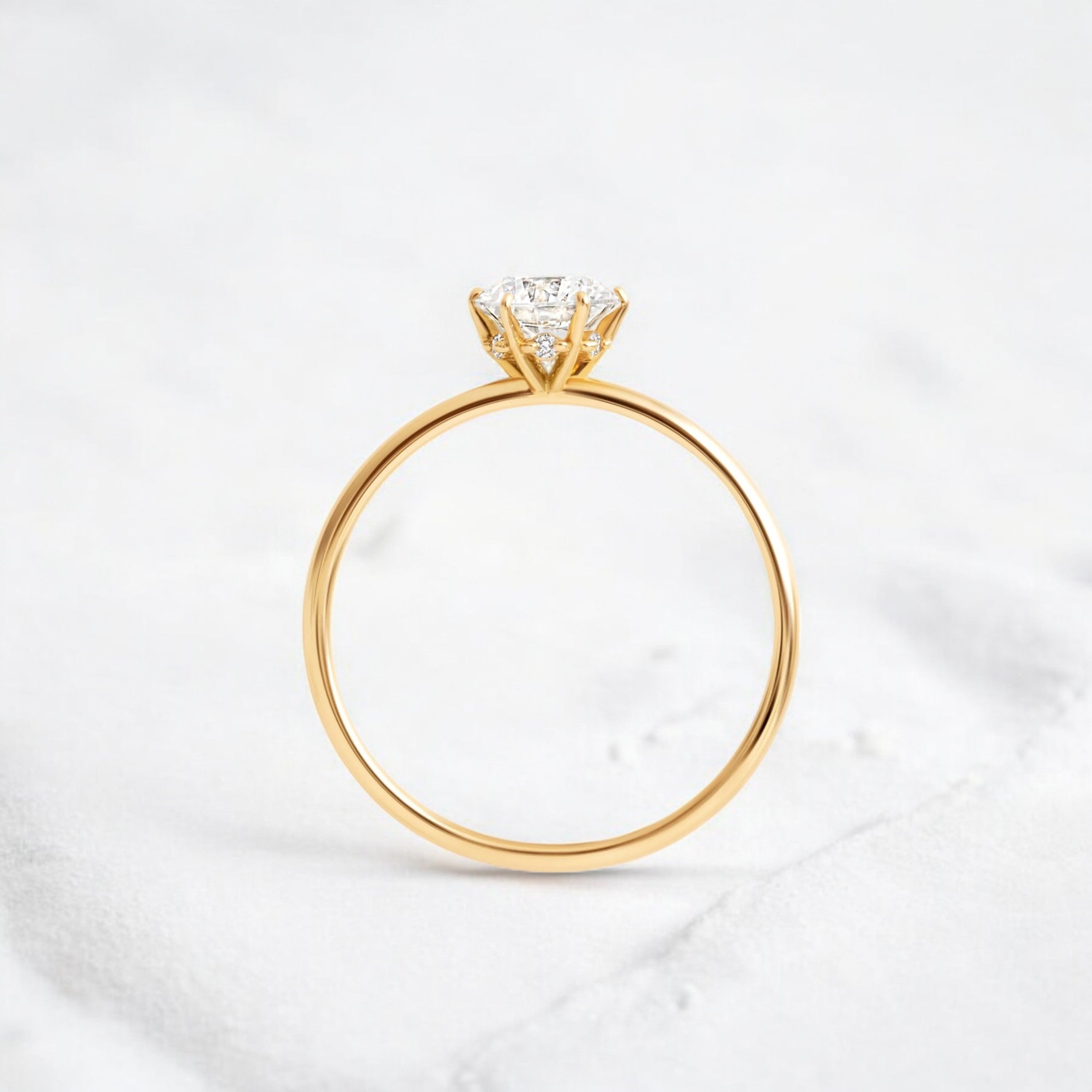 handmade-2-ct-round-moissanite-gold-ring–timeless-beauty-7-ct-yellow-gold-gemfora-4
