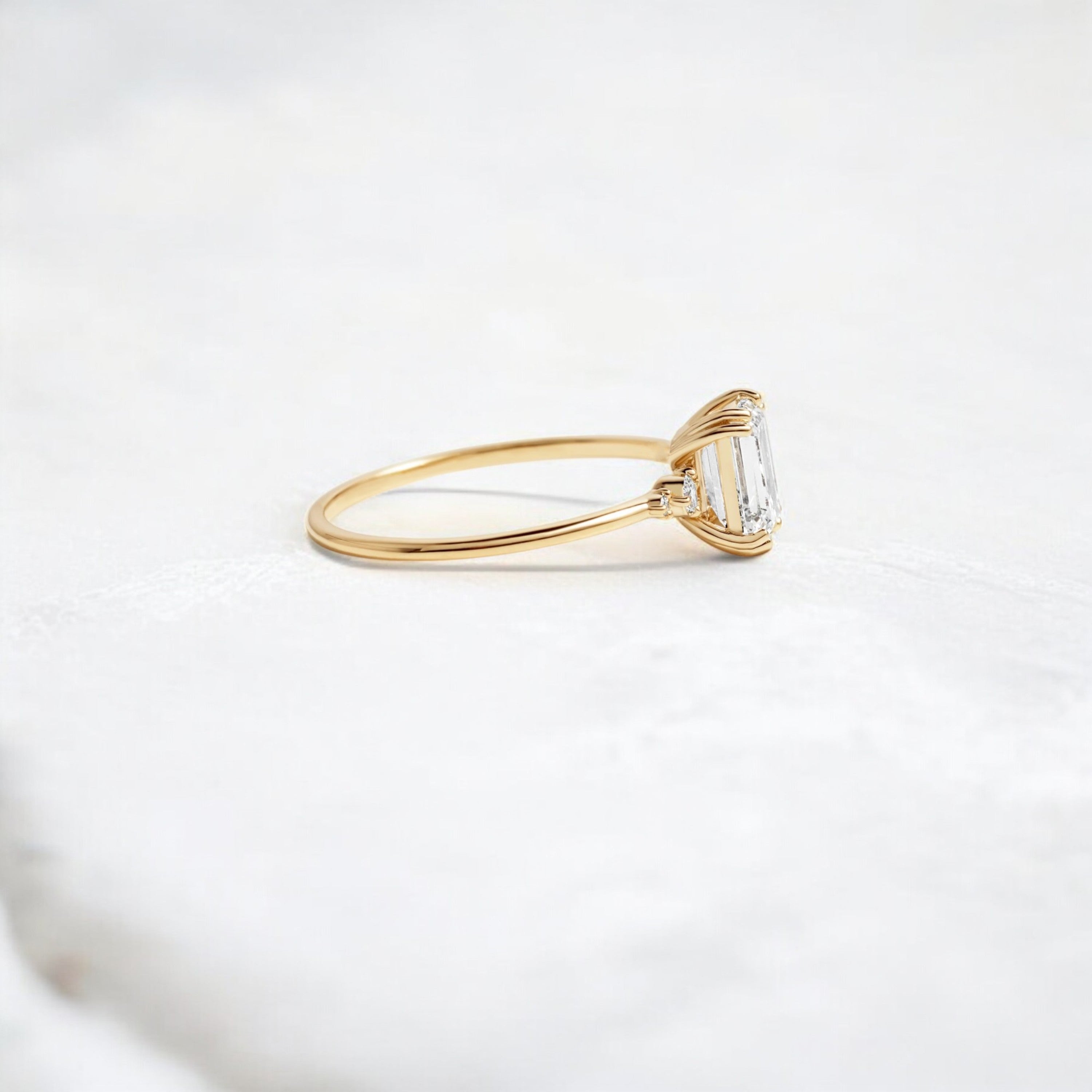 handmade-cluster-emerald-double-prong-moissanite-engagement-ring-1-01-yellow-gold-gemfora-3
