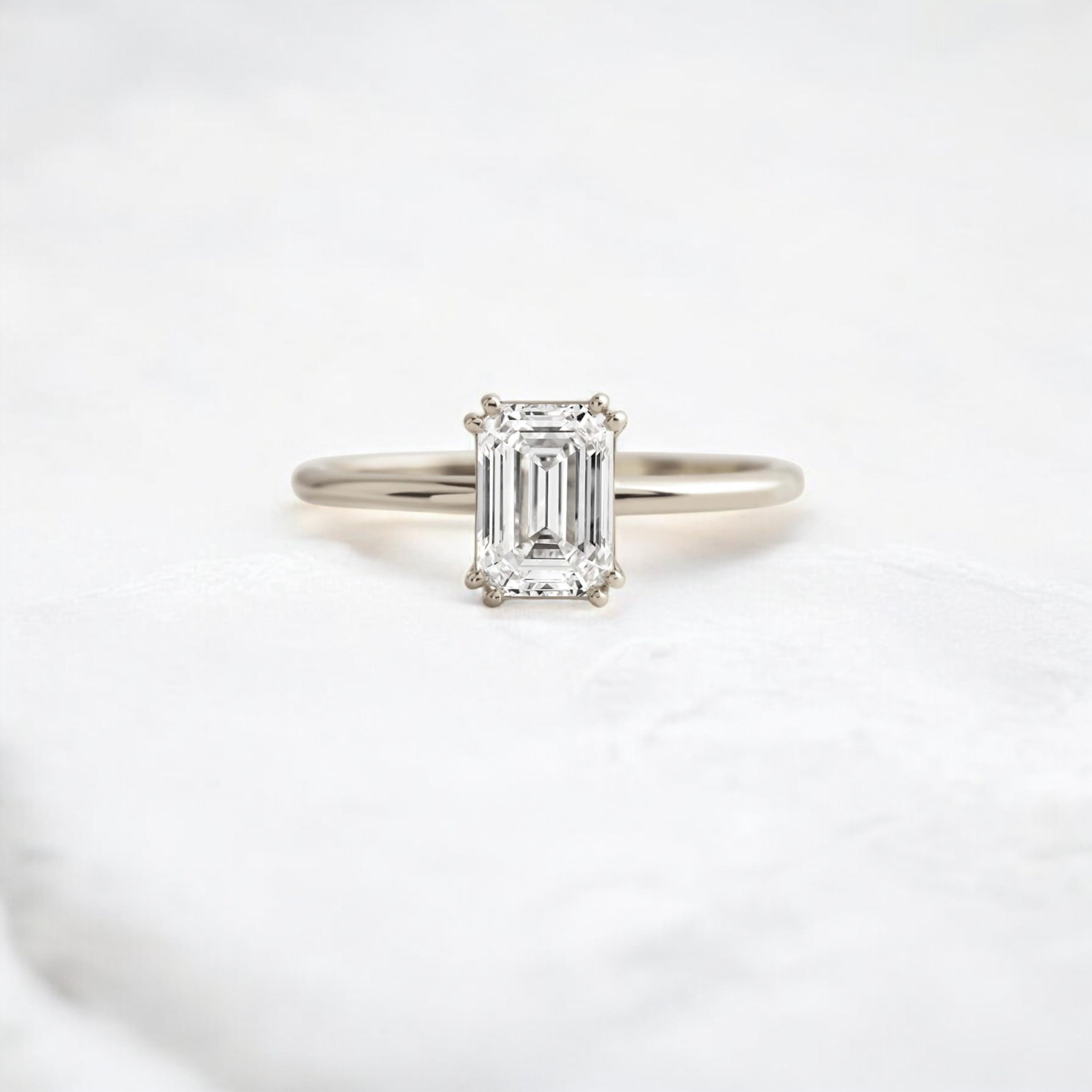 handmade-double-prong-emerald-solitaire-moissanite-engagement-ring-0-90-ct-white-gold-gemfora