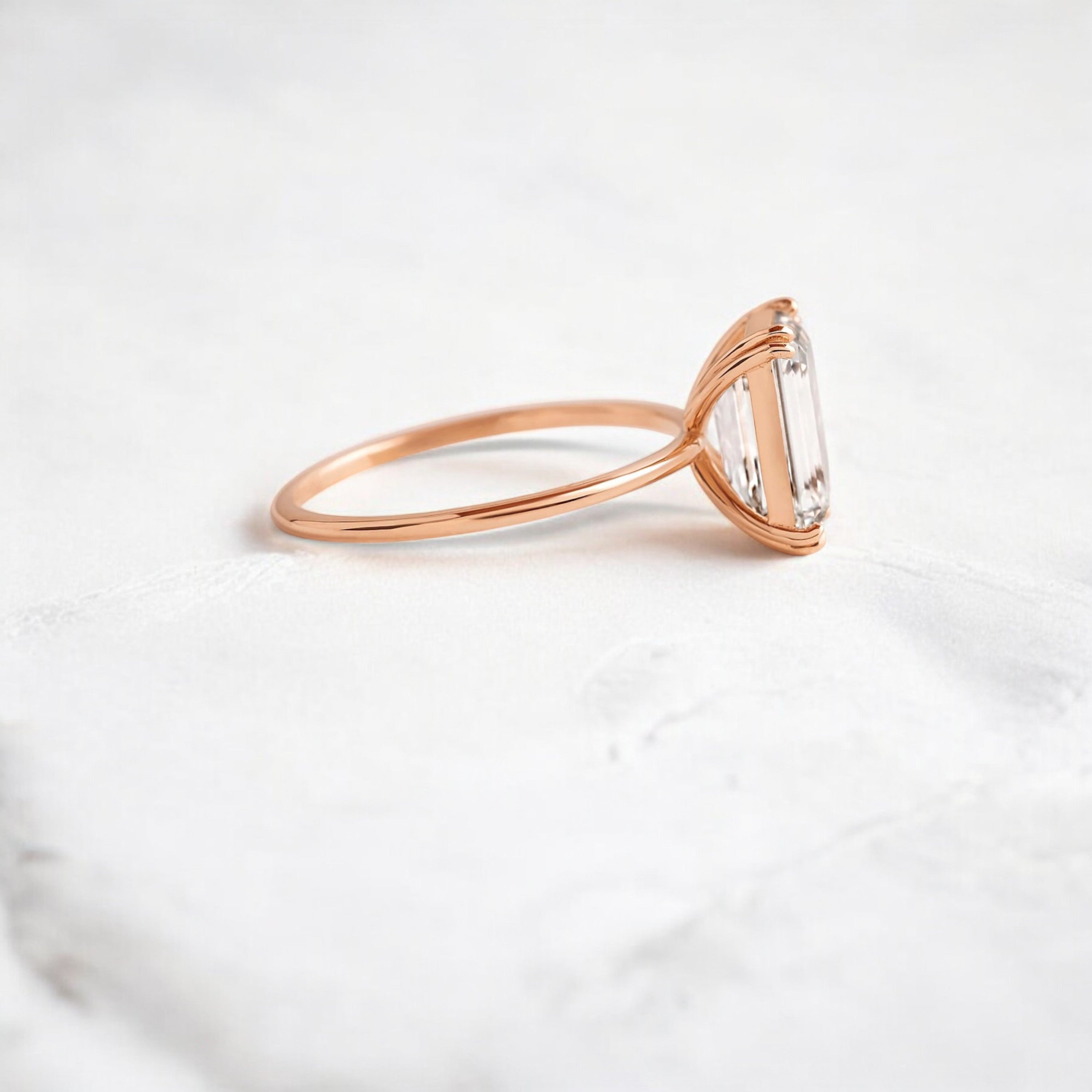 handmade-double-prong-emerald-solitaire-moissanite-engagement-ring-3-05-ct-rose-gold-gemfora