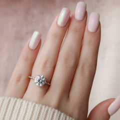 2.50CT Round Cut Braided Infinite Moissanite Engagement Ring