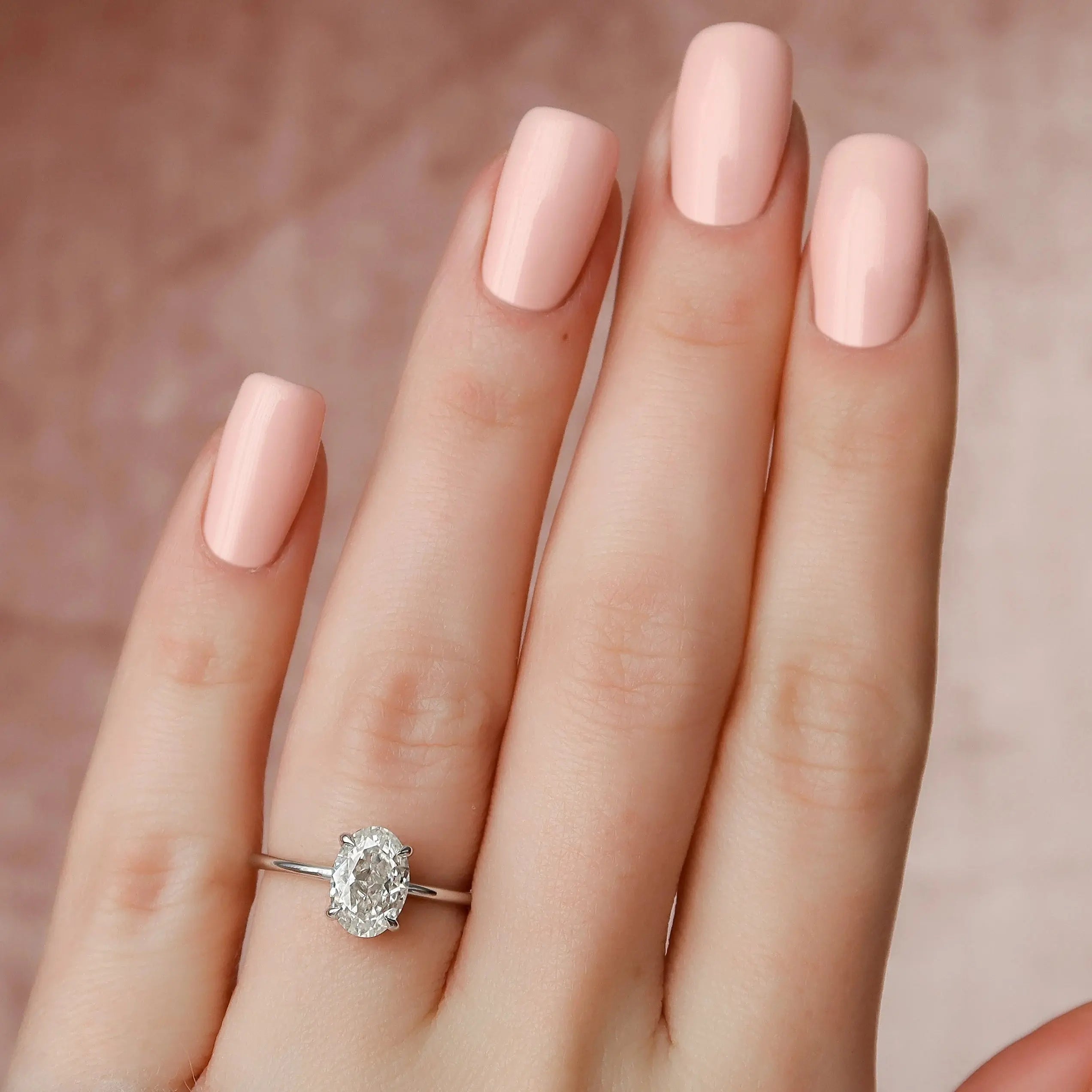 1.50CT Oval Cut Moissanite Solitaire Halo Bridal Engagement Ring Set