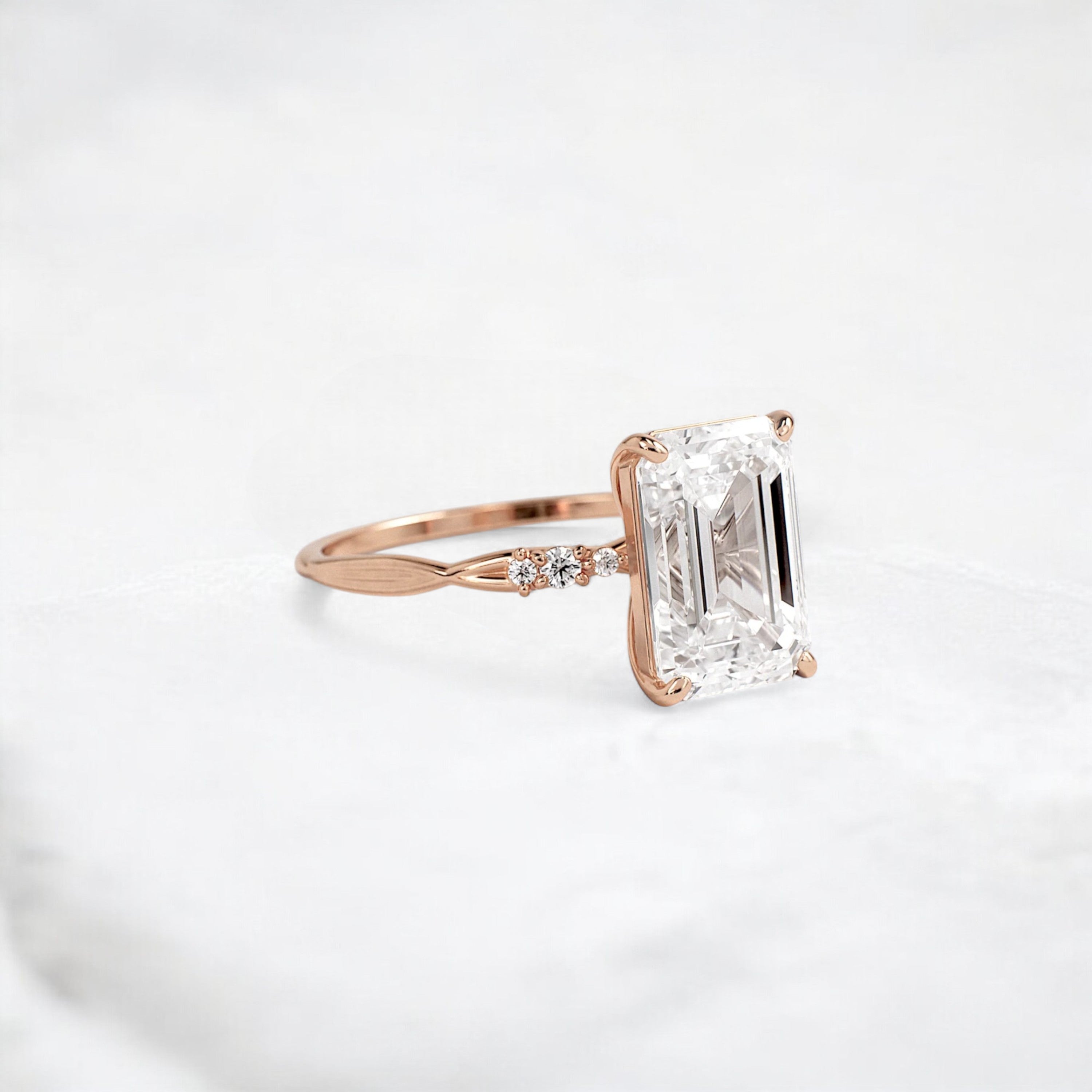 infinity-light-emerald-fire-twisted-moissanite-engagement-ring-3-ct-rose-gold-gemfora-2