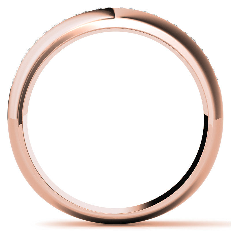 7mm Princess Cut Moissanite Channel Set Wedding Band