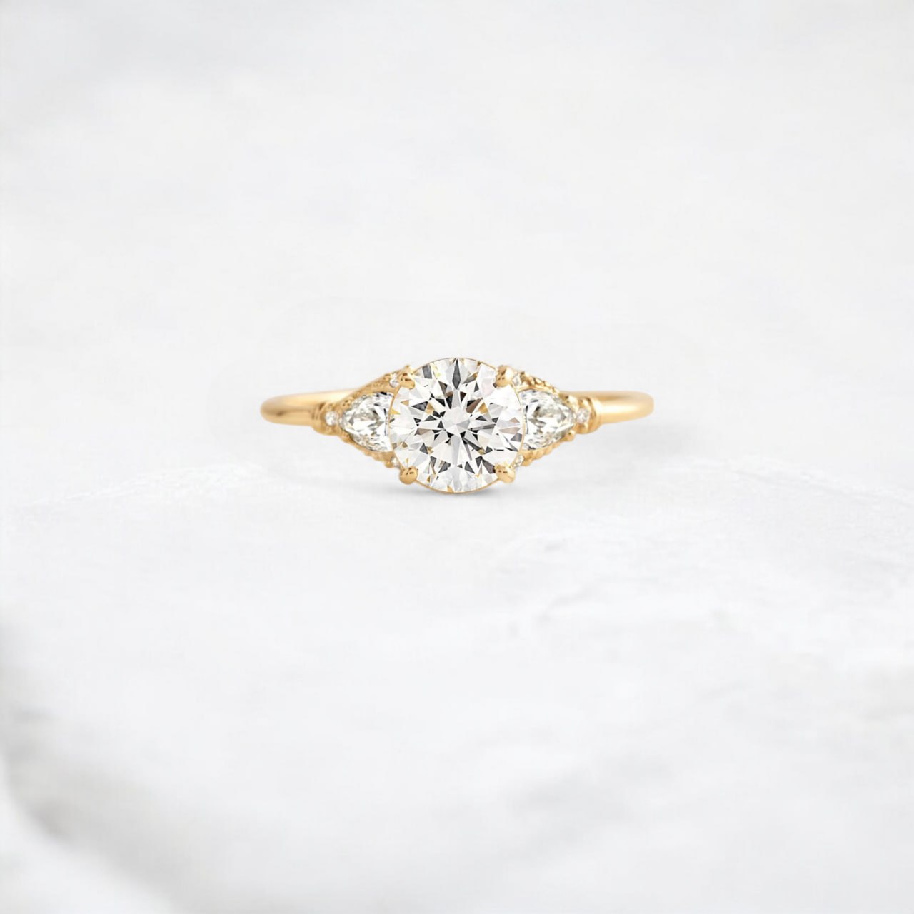 morning-light-bloom-petal-round-moissanite-engagement-ring-0-9-ct-yellow-gold-gemfora-1
