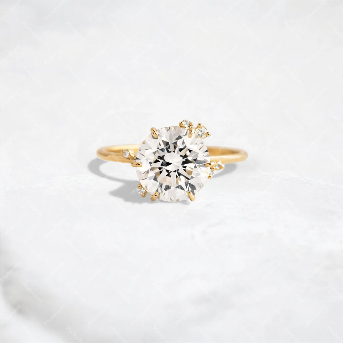 round-cut-2ct-cluster-style-moissanite-engagement-ring-1