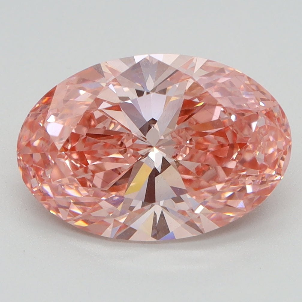 OV  CT Fancy Vivid Pink VS1 Lab Grown Diamond