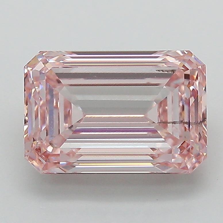 EM  CT Fancy Pink SI1 Lab Grown Diamond