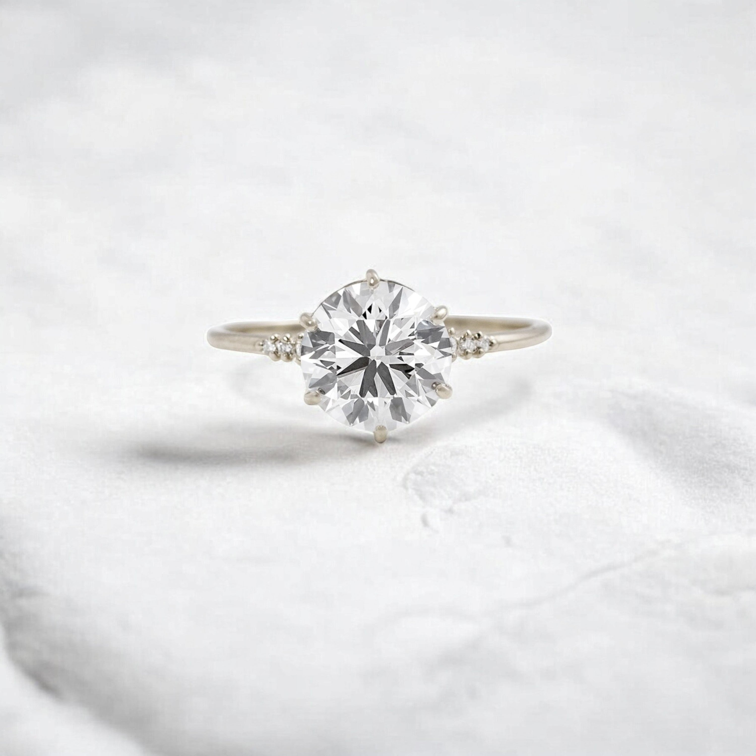 true-promise-round-moissanite-ring-in-classic-golden-glow-2-ct-white-gold-gemfora-1