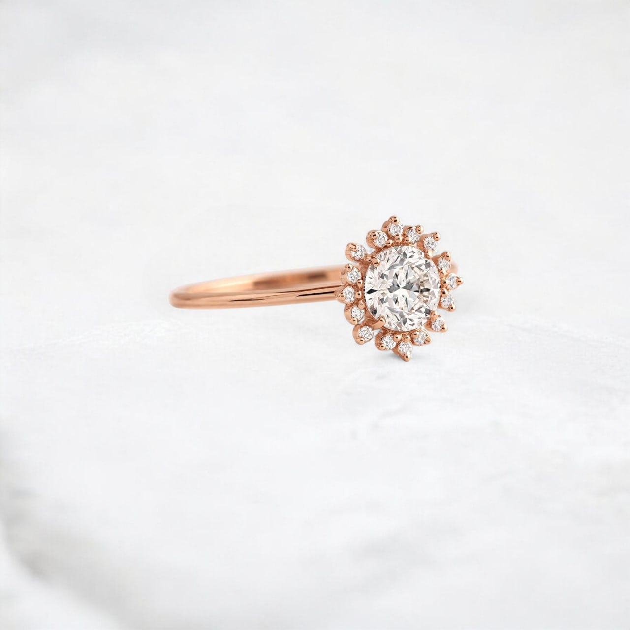 twilight-spark-radiant-round-moissanite-engagement-halo-ring-0-7-ct-rose-gold-gemfora-2